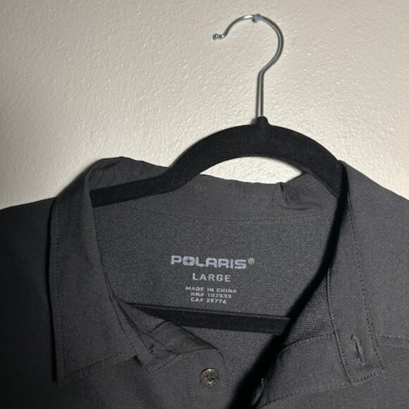 Button up Authentic Polaris shirt  Size Large - Picture 3 of 4